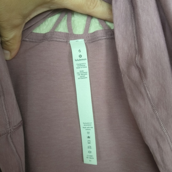 LULULEMON love knot Sleeveless T-shirt with Cross Open Back Women's Pink size 6 - Picture 13 of 14